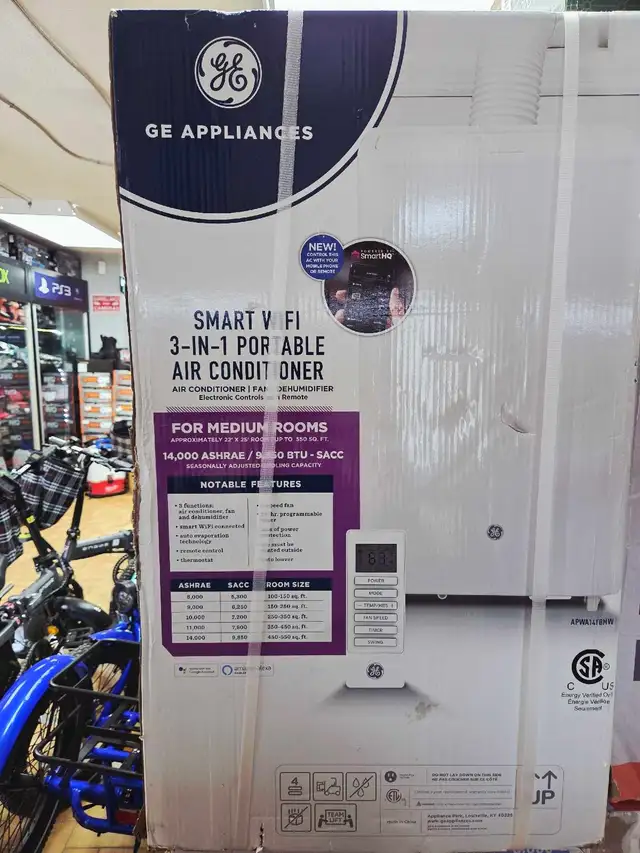 Air climatiser portatif 9850 BTU