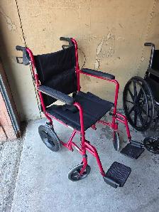 Transport Wheelchair - 19' seat