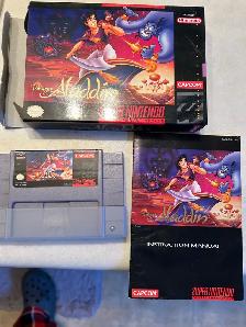 Disneys Aladdin Game for Super Nintendo