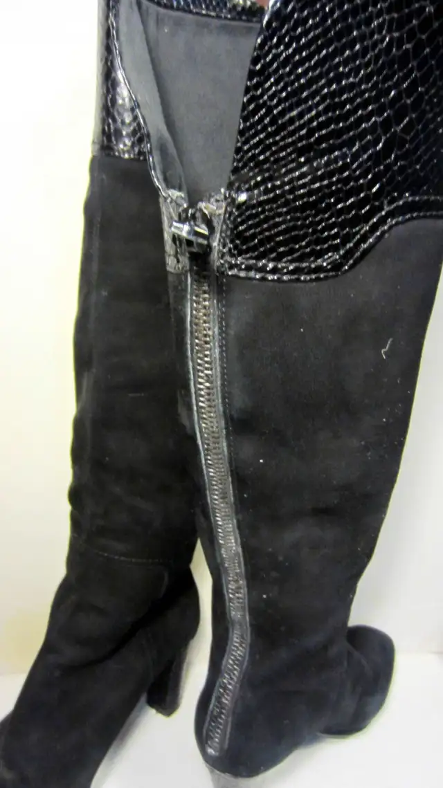 Woman’s Bandolino Back Zippered Suede Boots - Photo 3
