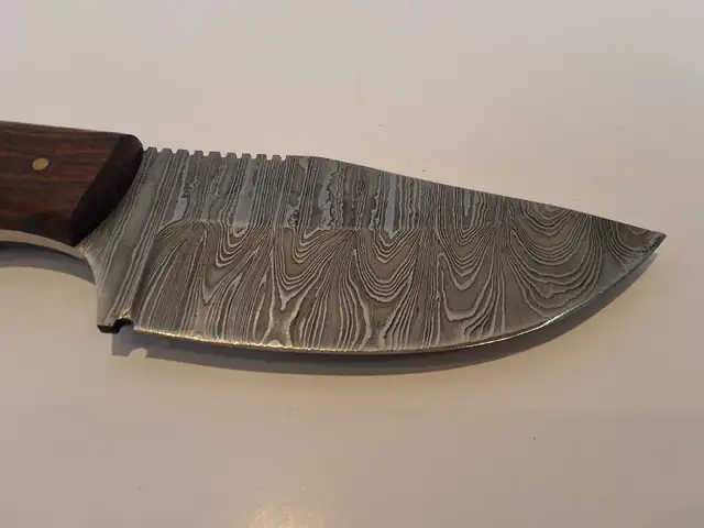 Damascus Fixed Blade Knife 4' - Photo 2