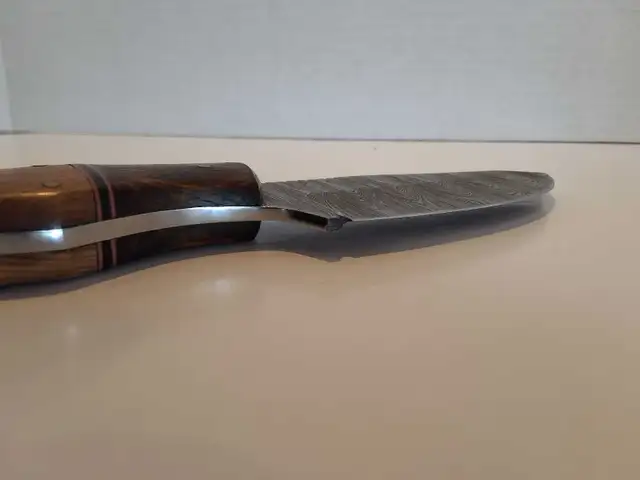 Damascus Fixed Blade Knife 4' - Photo 4