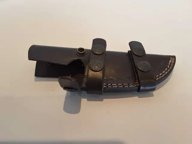 Damascus Fixed Blade Knife 4' - Photo 5