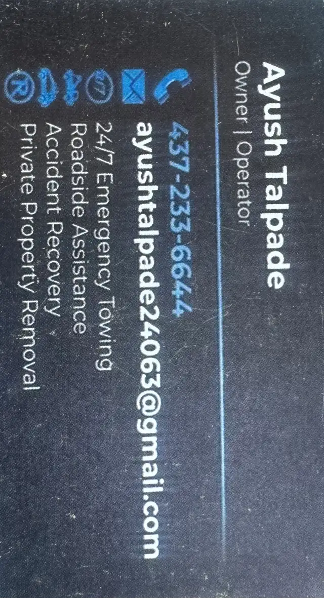 24/7 TOWING SERVICE – FAST & RELIABLE (GTA)