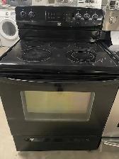 Cuisinière noire vitrocéramique Kenmore