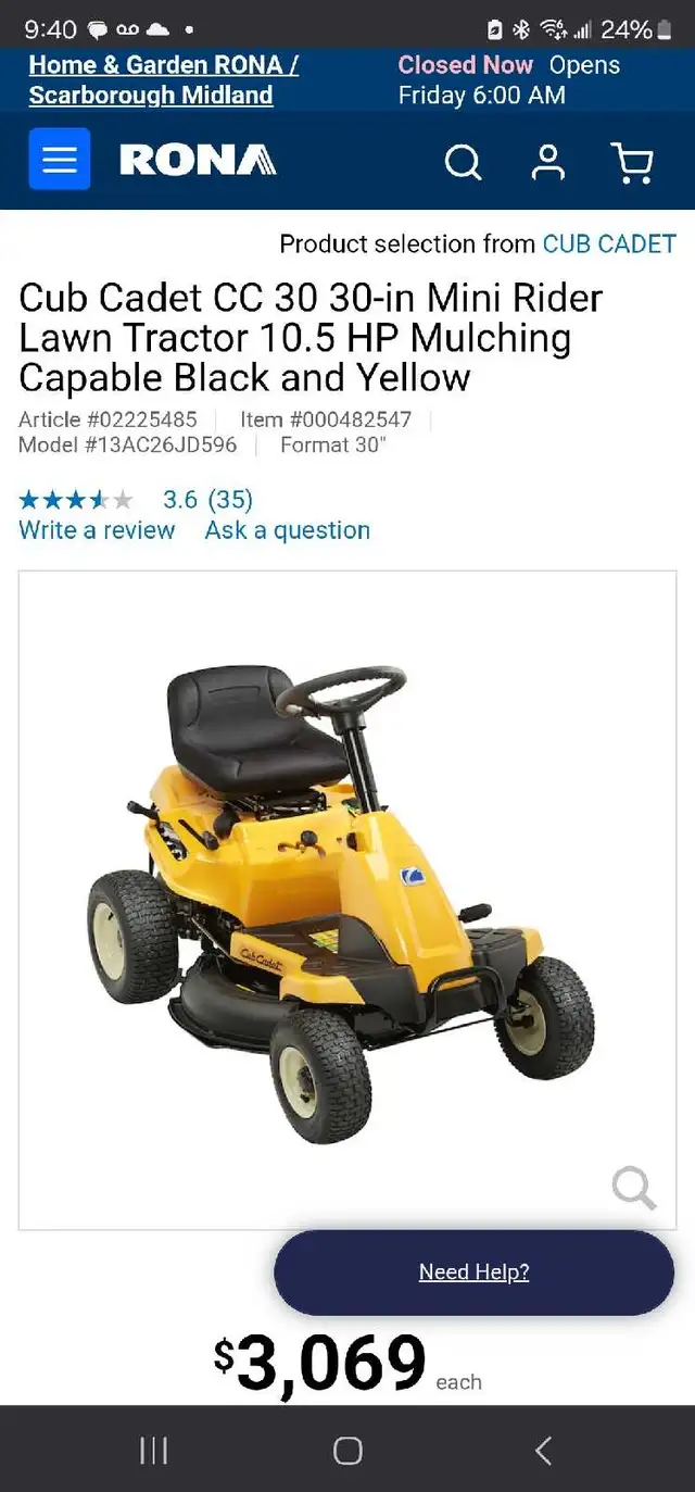 Cub Cadet 30' Rider - Photo 5