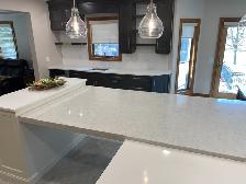 Grey Granite Countertop with Kitchen island