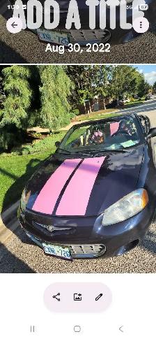 Purple Sebring Convertible