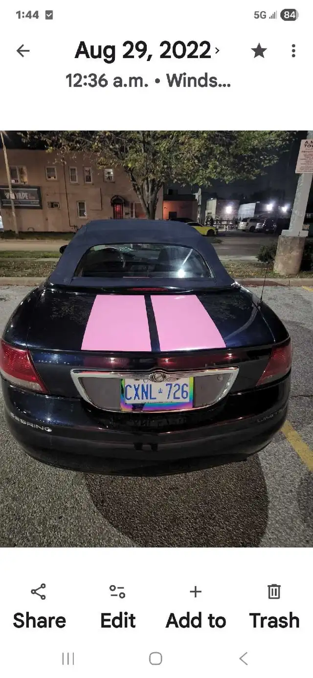 Purple Sebring Convertible - Photo 2