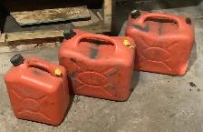 FOUR JERRY CANS FOR SALE - $20 FOR ALL!