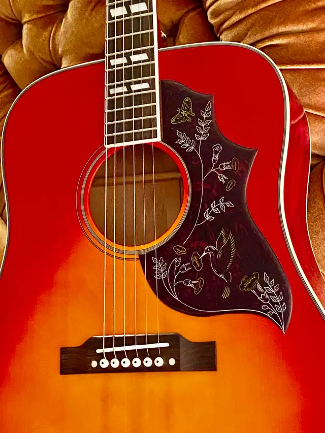 'NEW' Acoustic-Electric Guitar Humingbird, Gibson Copy, GREAT! - Photo 6