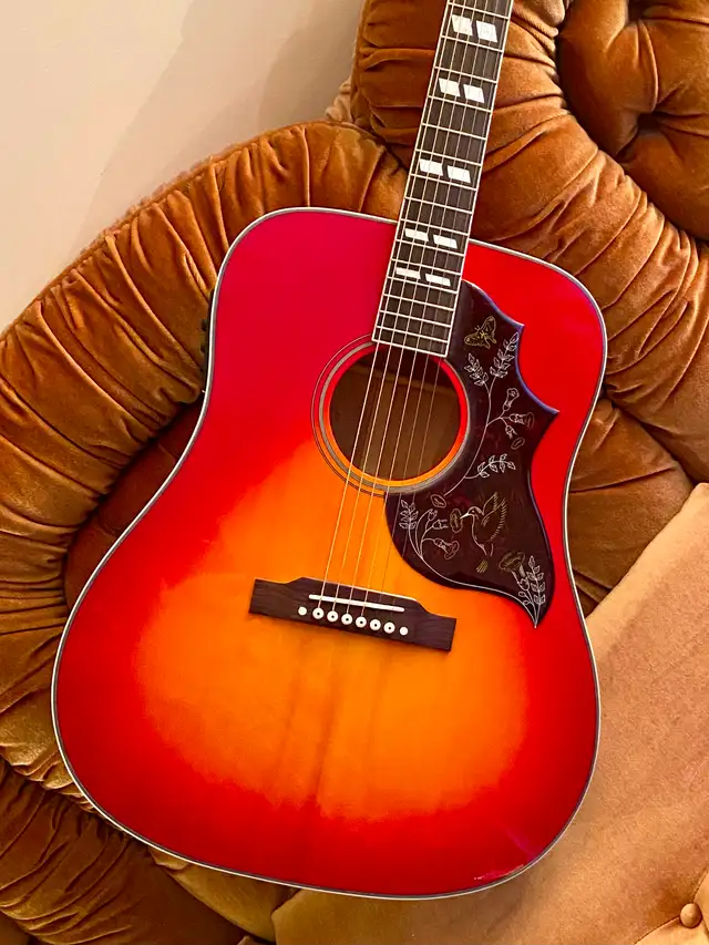 'NEW' Acoustic-Electric Guitar Humingbird, Gibson Copy, GREAT! - Photo 10