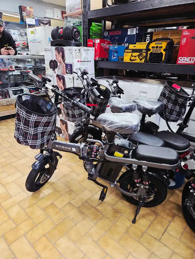 Vélo Électrique 400 watts avec support a pied