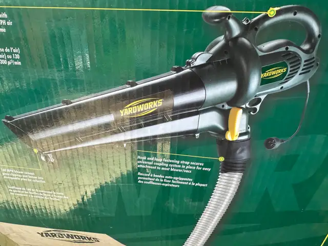 YARDWORKS electric leafs blower/vacuum for sale