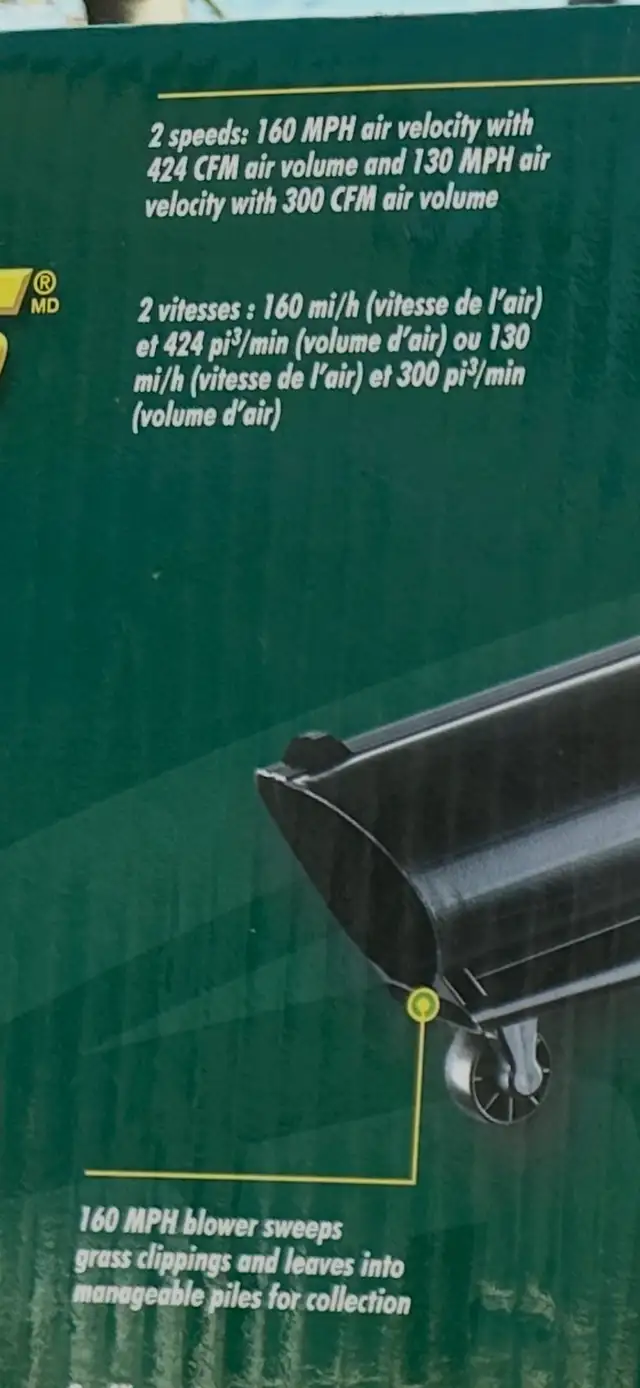 YARDWORKS electric leafs blower/vacuum for sale - Photo 5