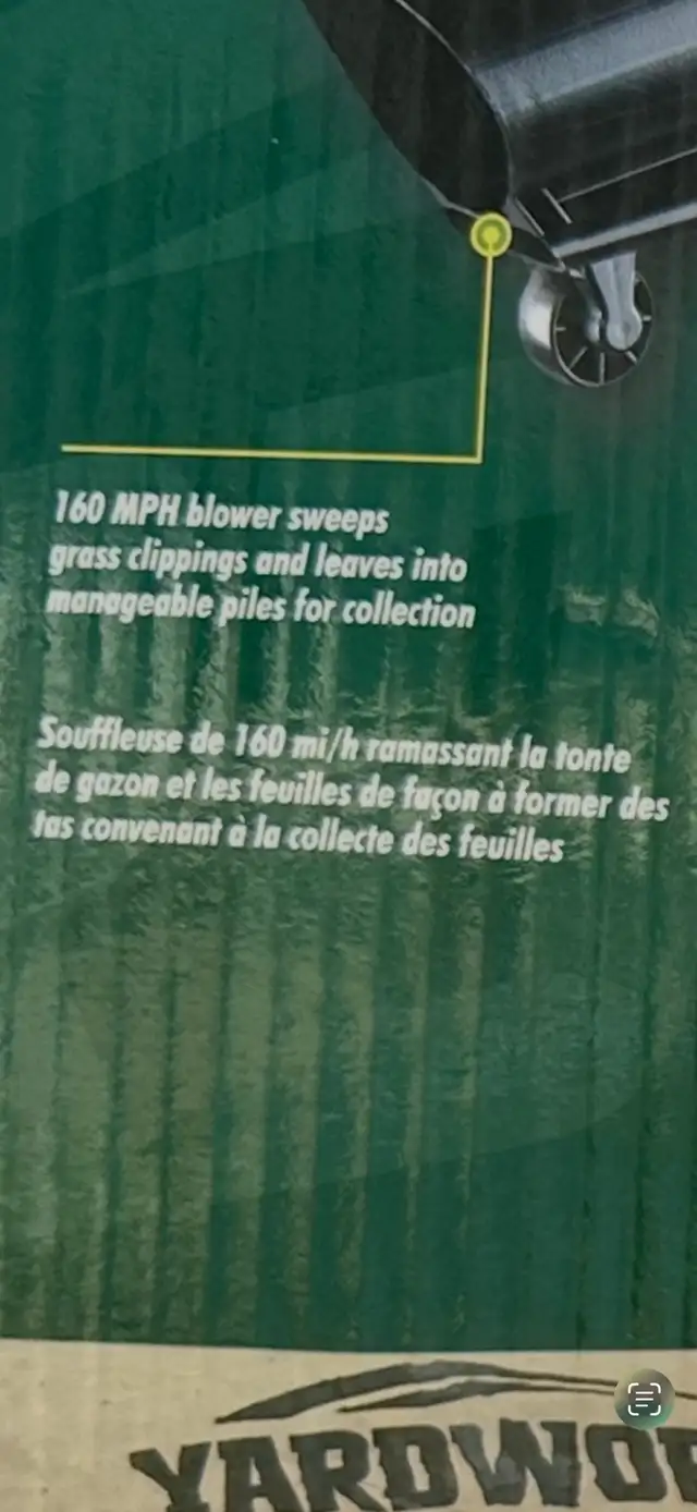 YARDWORKS electric leafs blower/vacuum for sale - Photo 6