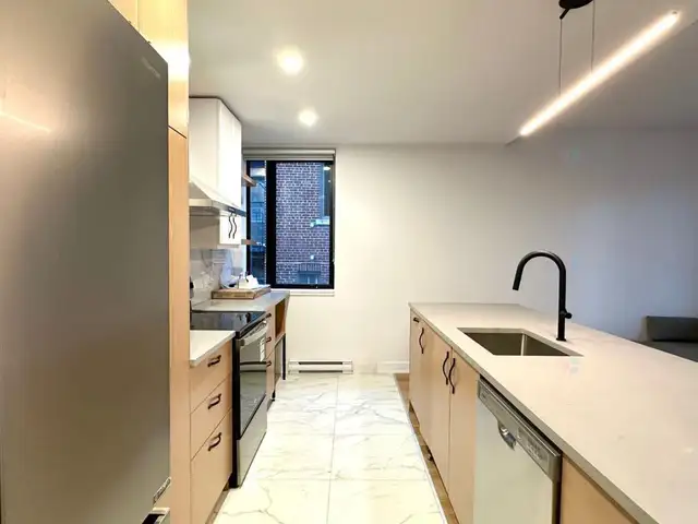 5 1/2 entièrement rénové à louer rue Edouard-Montpetit Montréal - Photo 3