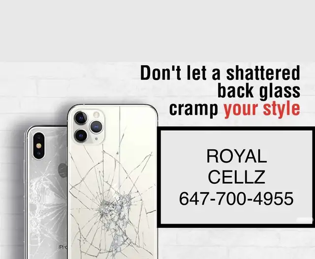 BACK GLASS IPHONE & SAMSUNG ON THE SPORT FAST FIX ON SITE