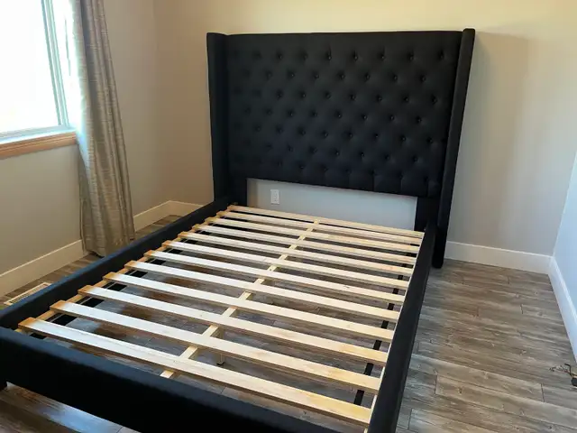 King or Queen upholstered bed frames new in box