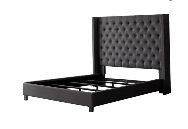 King or Queen upholstered bed frames new in box - Photo 3