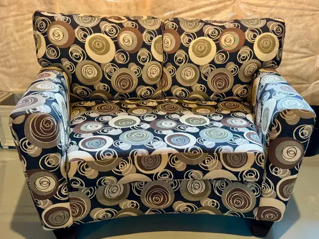 Sofa and chair and a half
