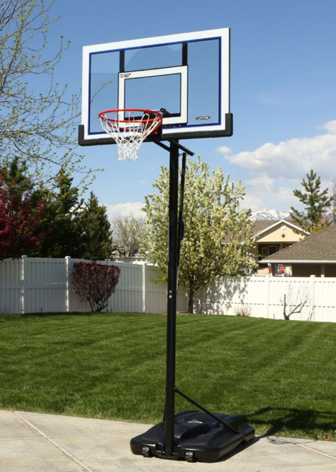 Lifetime - Portable Adjustable Basketball Backboard, Hoop &