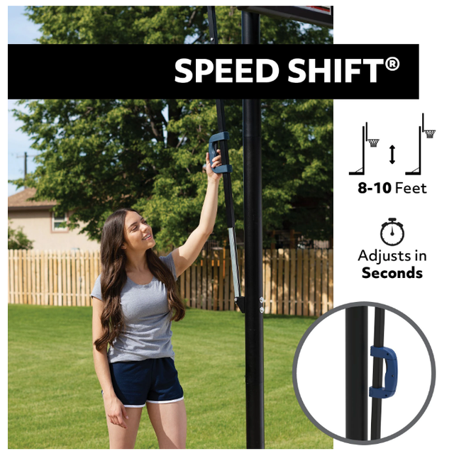 Lifetime - Portable Adjustable Basketball Backboard, Hoop & - Photo 6