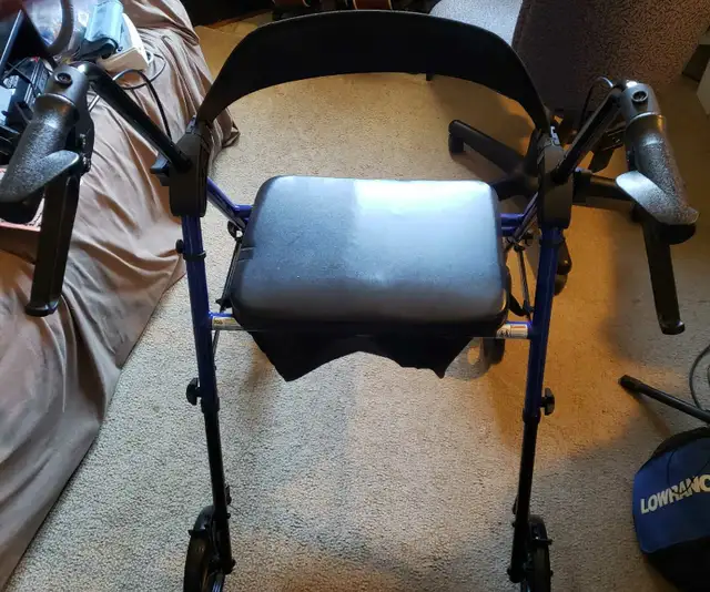 Rollator Walker, 350 lb max, 8' wheels - Photo 2