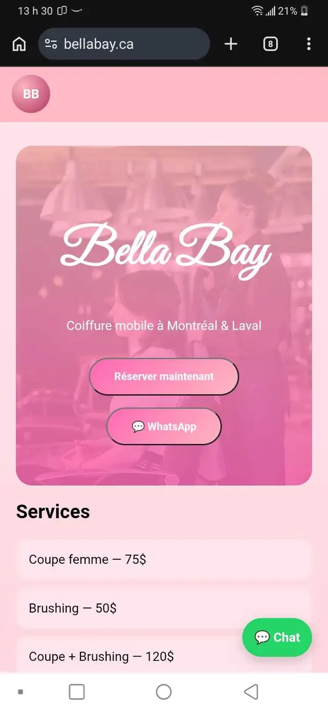 coiffeuse mobile - Photo 2