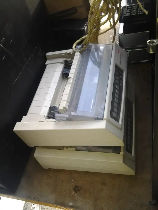 okidata microline 320 turbo dot matrix printer  fujitsu epson