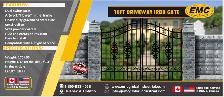 20FT Steel Gate – Floral Design