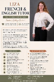 French & English Tutor | Currently in Teacher College