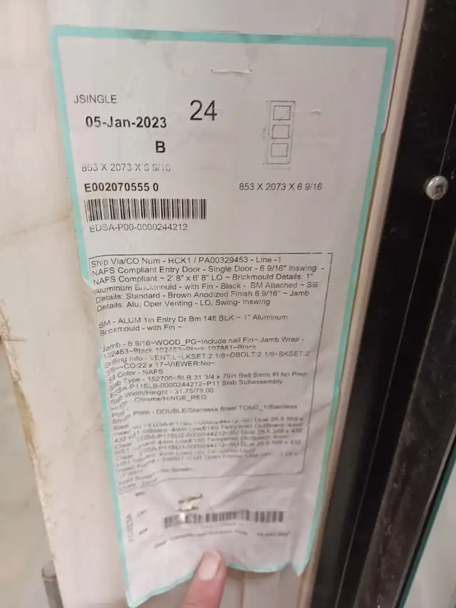 Prehung Entry Door- 32'' - Photo 3