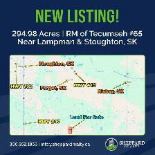 2 Qtrs | RM of Tecumseh #65 | Near Lampman & Stoughton, SK