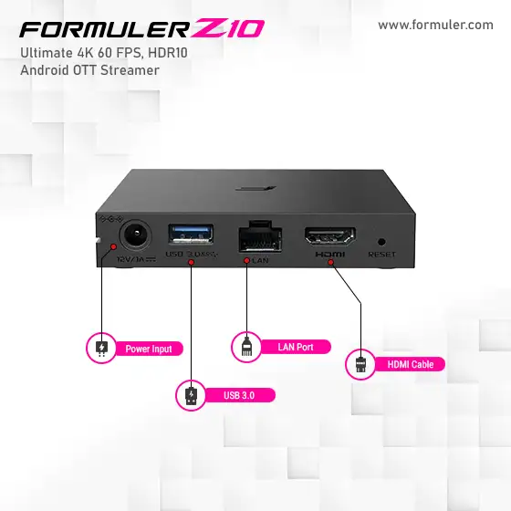 Formuler Z10 Android 10 Dual Band 5G 2GB/ 8GB 4K SetTop Box - Photo 4
