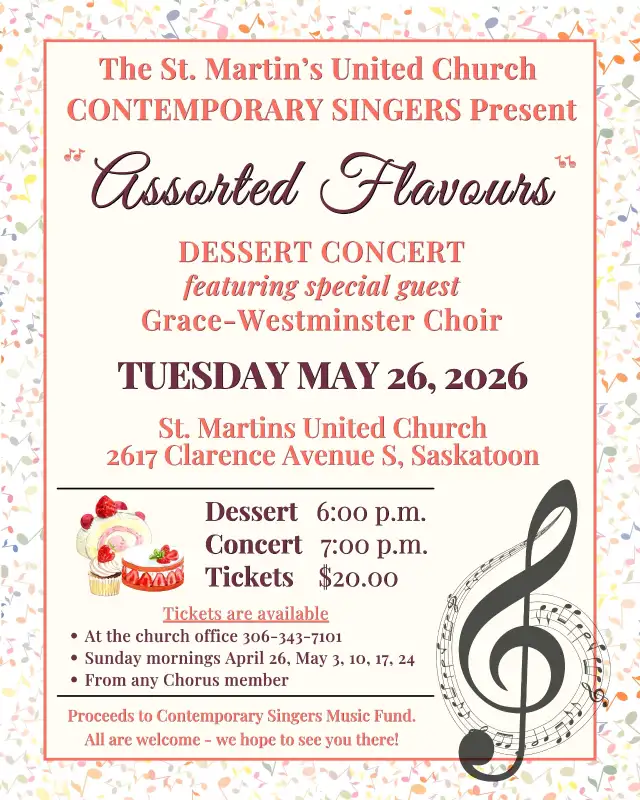 'ASSORTED FLAVOURS' Dessert Concert