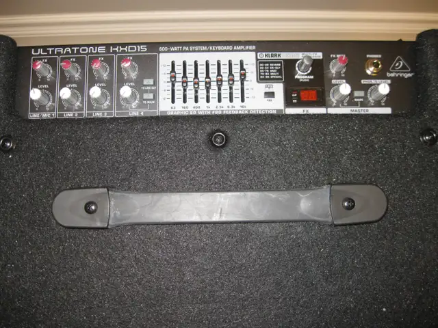 Behringer KXD15 4 Channel 600W PA Amp - Photo 3