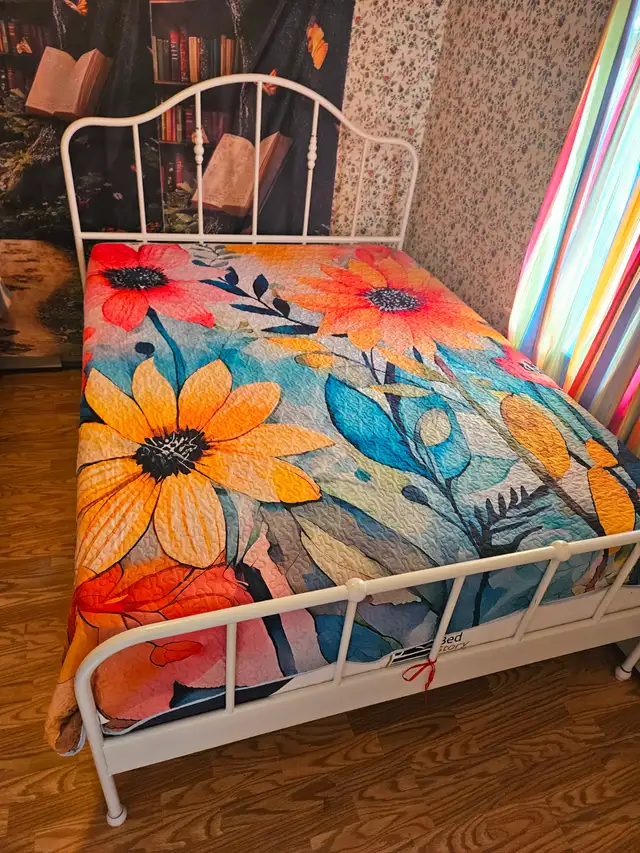 Queen Bed and Two night stand