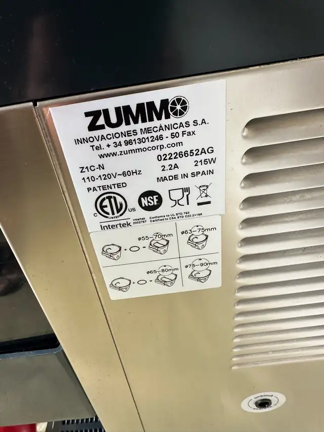 Citrus Juicer Zummo commercial - Photo 2