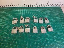 2 Inch Padlocks Keyed Alike x 12 Units
