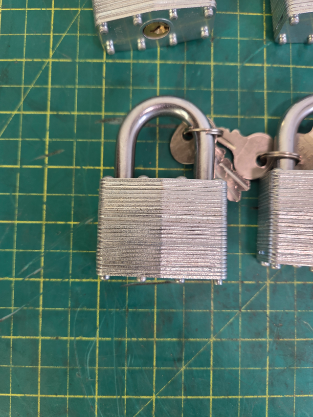 2 Inch Padlocks Keyed Alike x 12 Units - Photo 4
