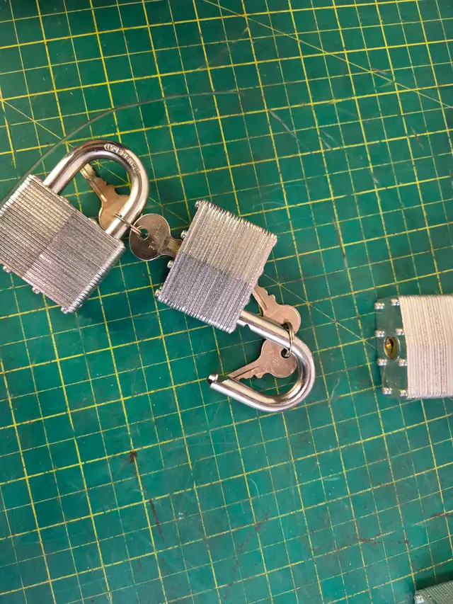 2 Inch Padlocks Keyed Alike x 12 Units - Photo 6
