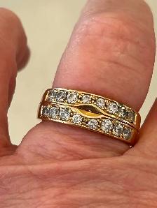 Beautil 18K Yellow Gold & Diamond Women’s ring