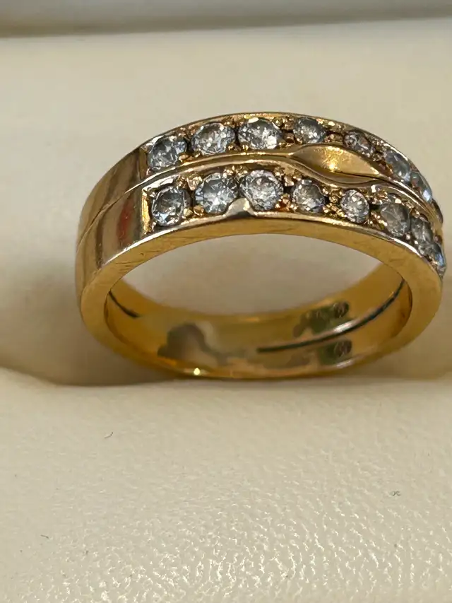 Beautil 18K Yellow Gold & Diamond Women’s ring - Photo 3