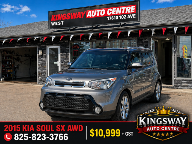 2015 KIA SOUL SX – 2.0L – FWD   130,158 KM   ONE OWNER