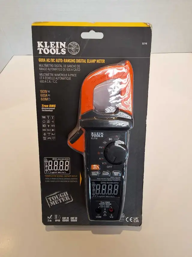 Klein Tools CL710 600A AC/DC Digital Clamp Meter NEW