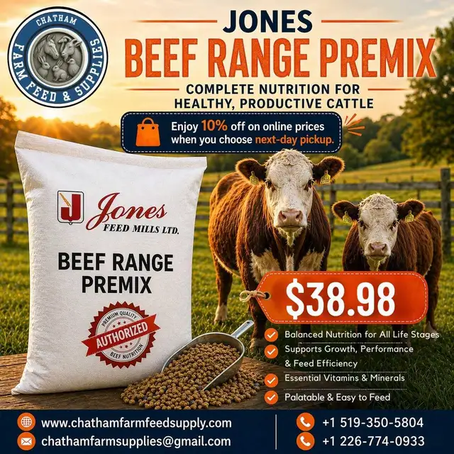 Jones Beef Range Premix