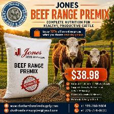 Jones Beef Range Premix