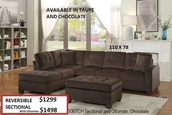 MIKE HAS LOTS OF SECTIONALS STARTING AT JUST $849! CHECK IT OUT