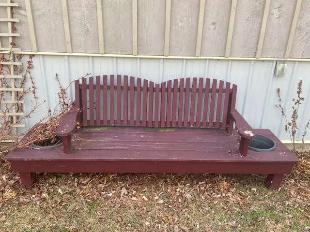 FREE wooden bench good shape